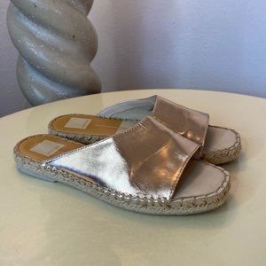 DOLCE VITA Banji Espadrille Sandals Rose Gold (size 7.5)